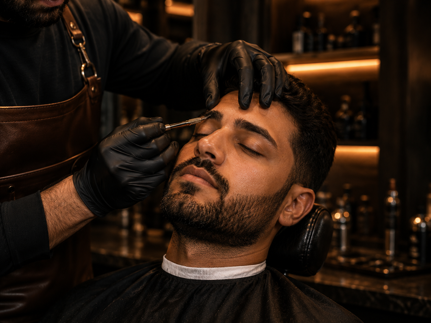 Sobrancelha masculina